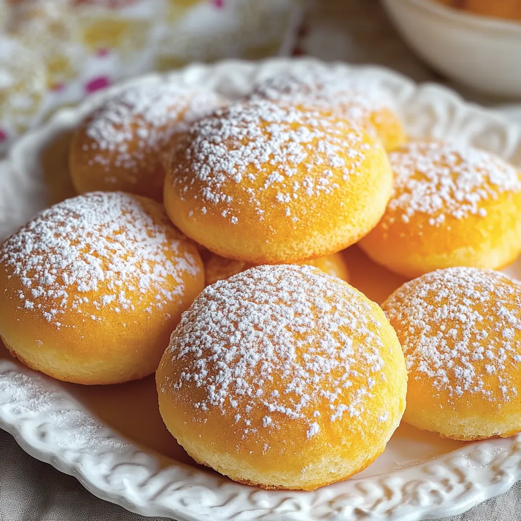 Una tavolata con 8 dolci a base di pasta e zucchero.