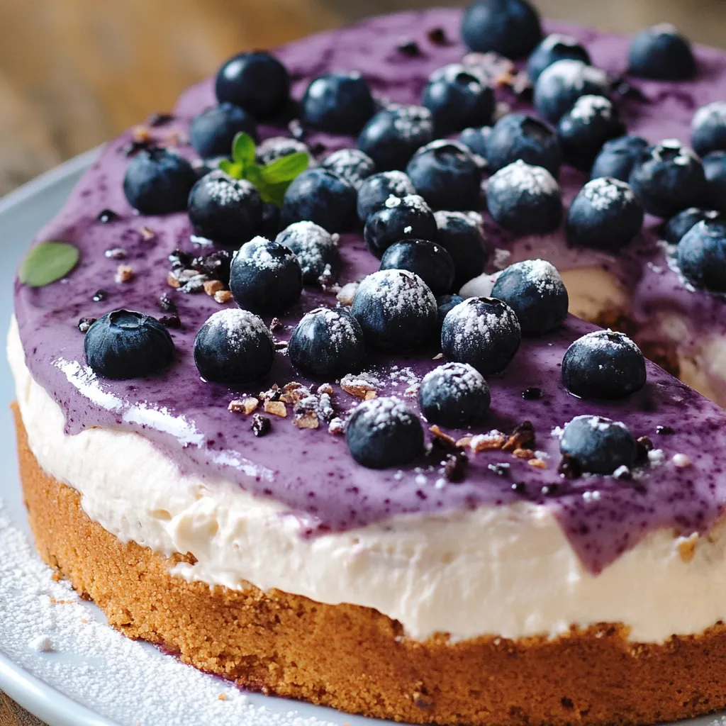 Un cake con frullati e semi di zucca.