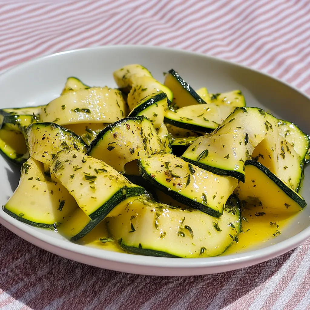 Una tavolata con una ciotola di zucchini.