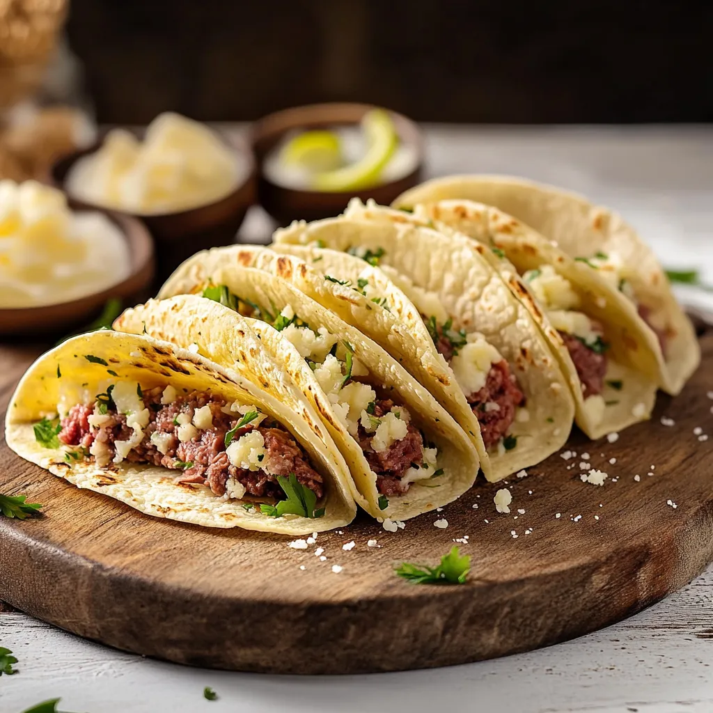 Tacchini con formaggio e lime.