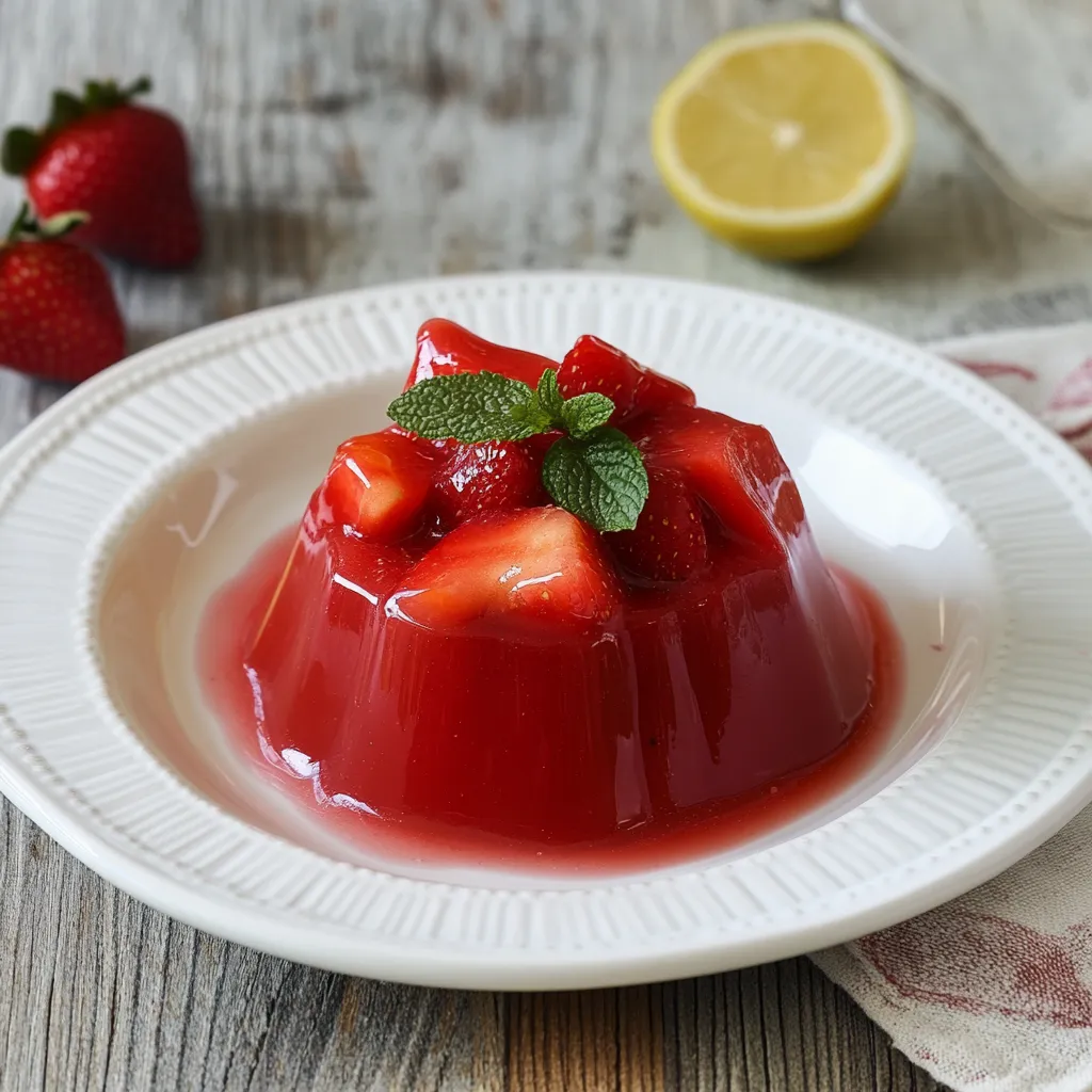 Un piatto di strawberry shortcake con una limetta.