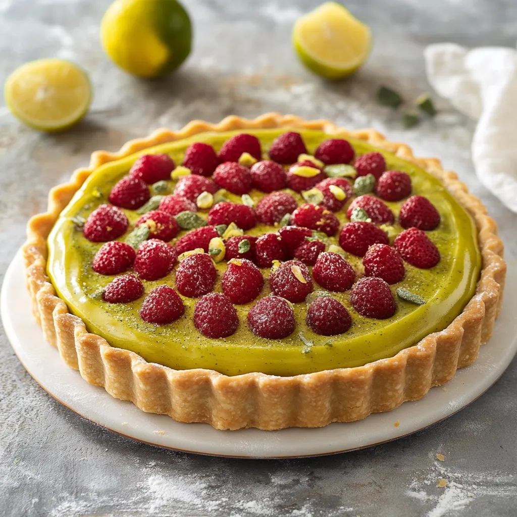 Torta con frutta e limone.