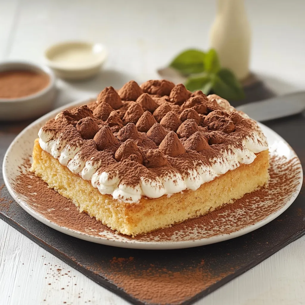 Una torta con crema e cioccolato.