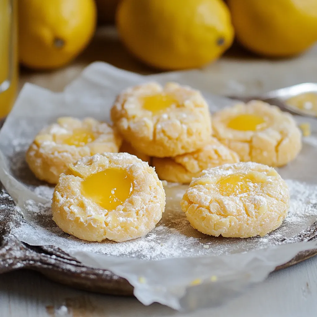 Un piatto di biscotti con crema di limone.