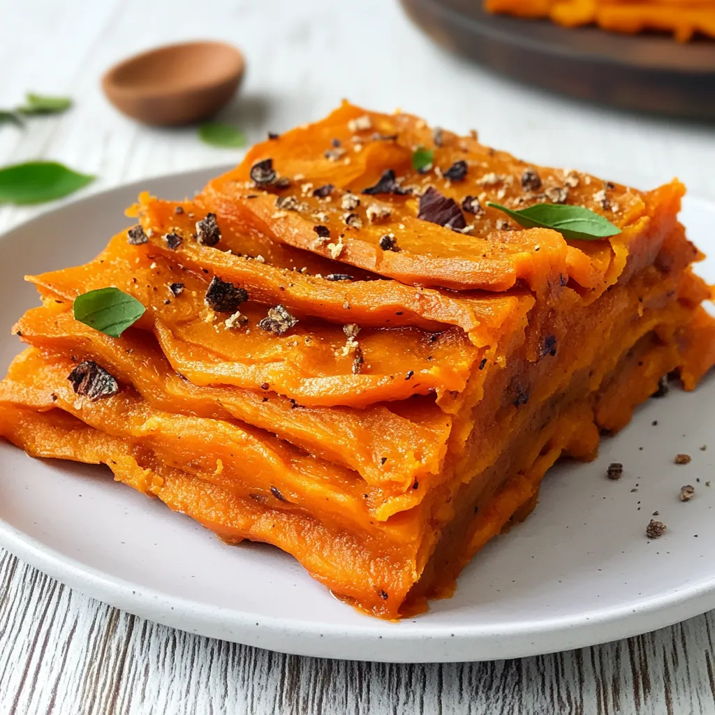 Un piatto di carote cotte con speck.
