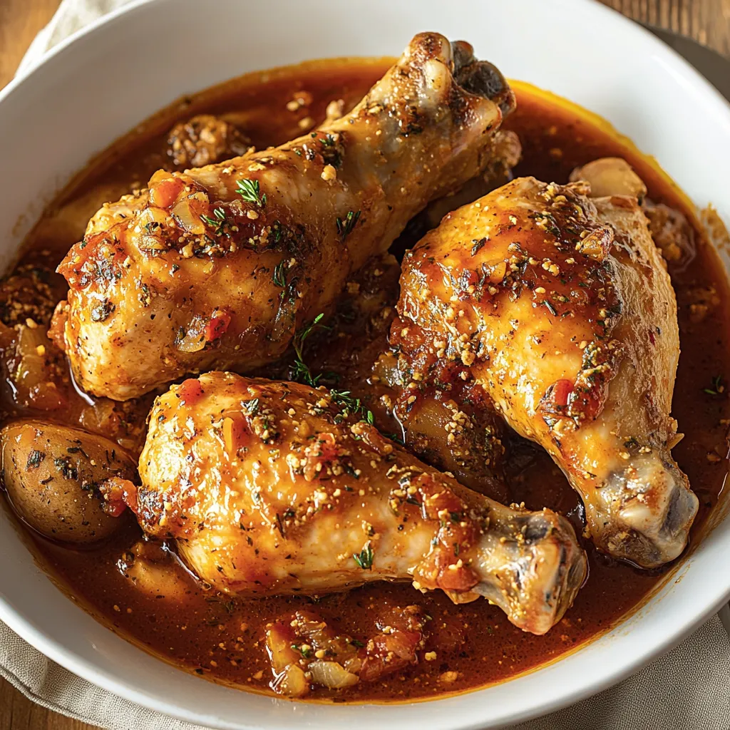 Piatti di pollo con salsa.