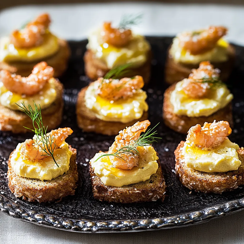 Piatti con crostini e frullati.