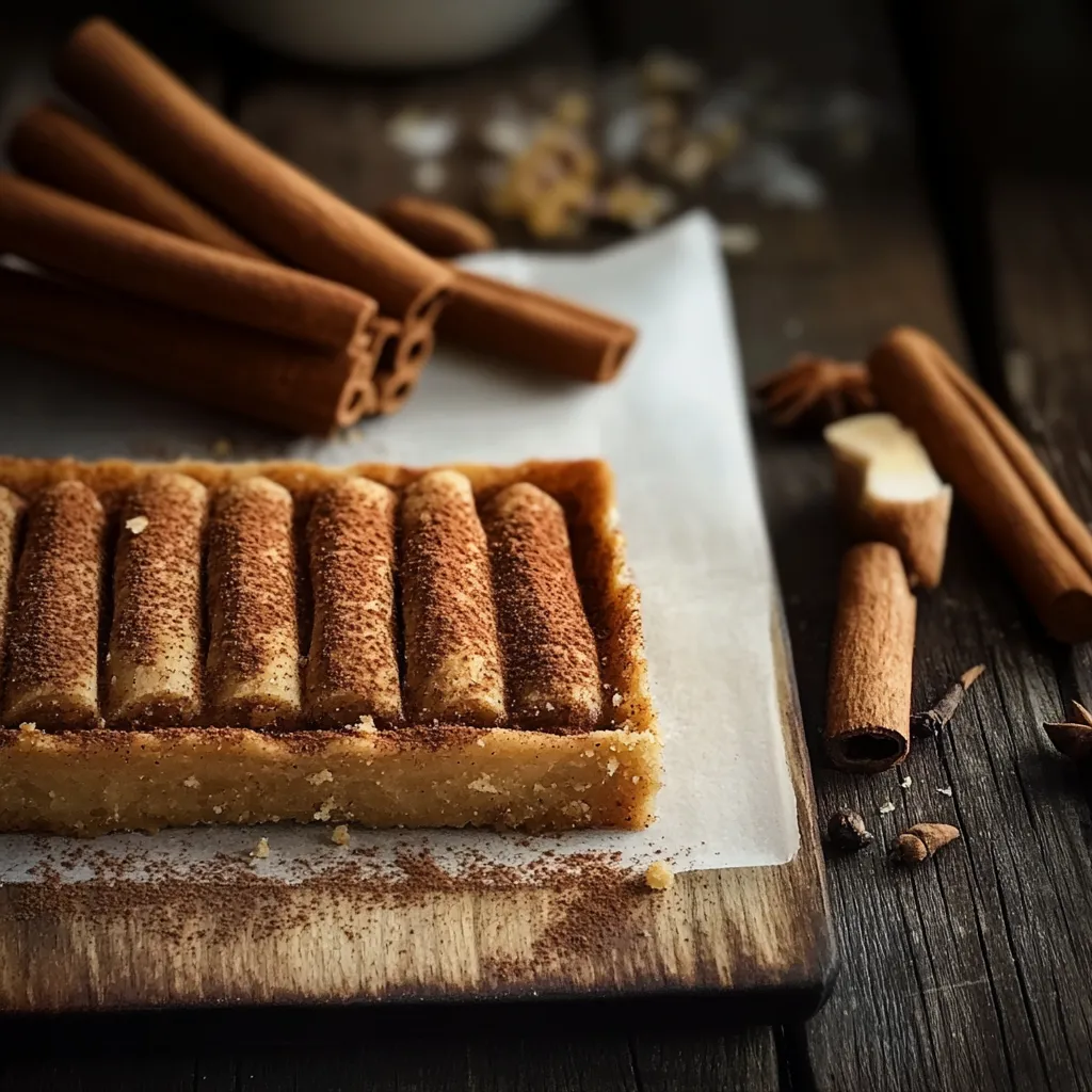 Un piatto di pasticcini con cinnamon e cannoli.