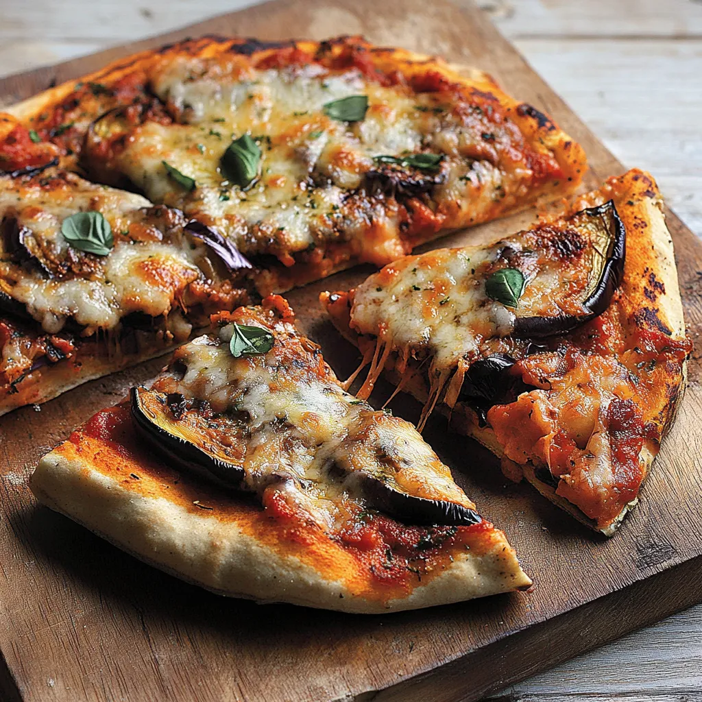 Pizza con verdure e formaggio.