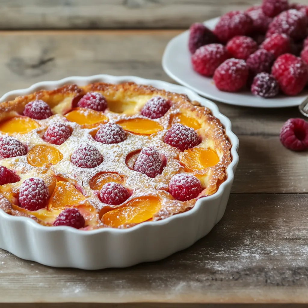 Torta con frutta e zucchero.