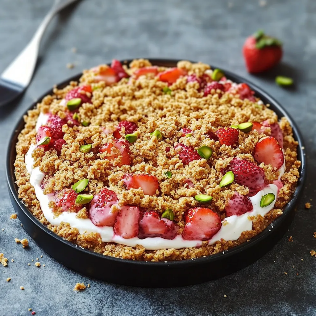 Torta con frutta e noci.