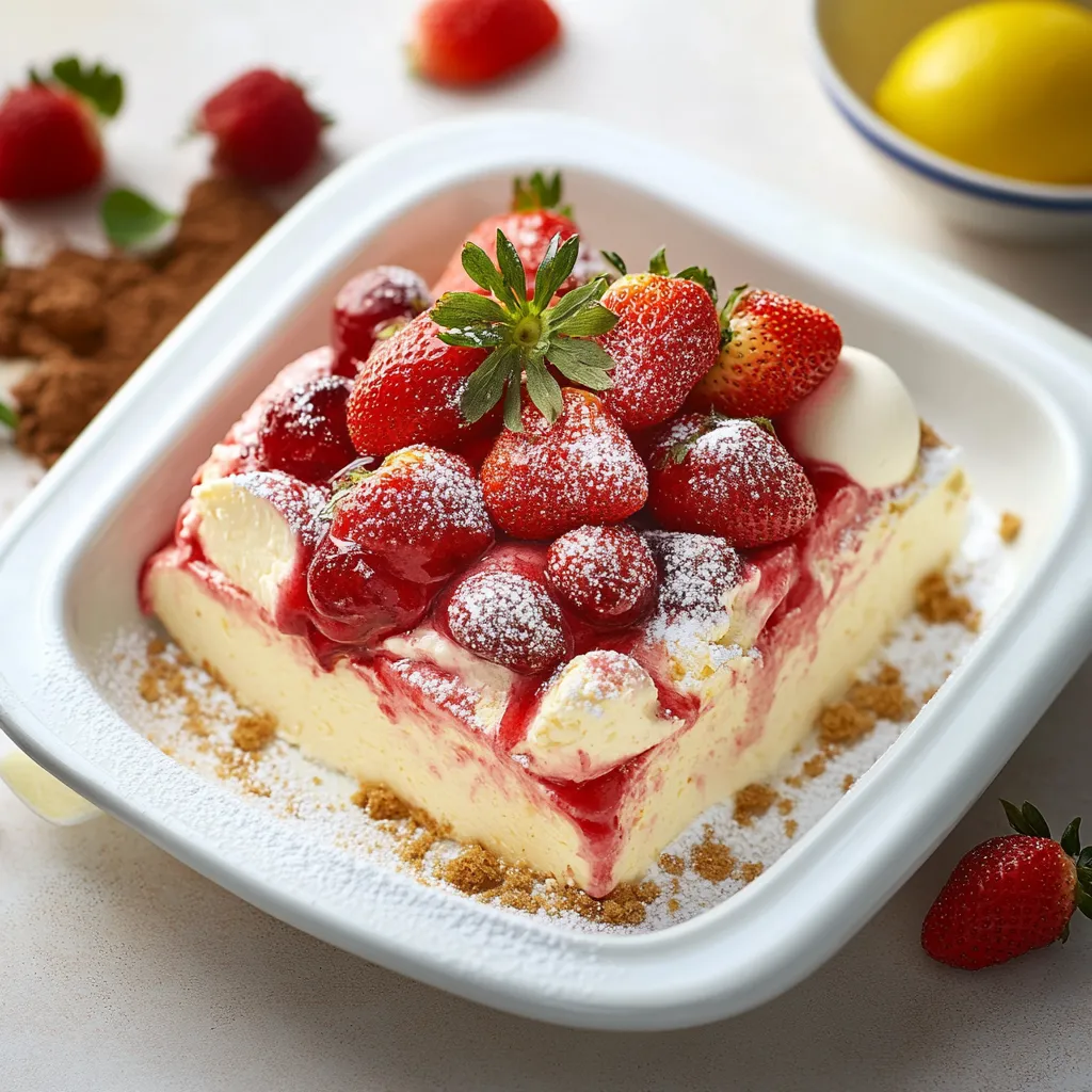 Un dolce con frutta fresca e crema.
