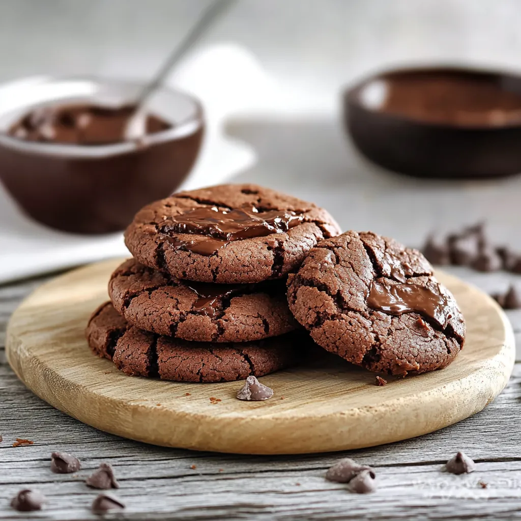 Un piatto di biscotti con caramello.