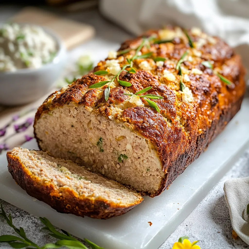 Un pane di pane con verdure e formaggio.