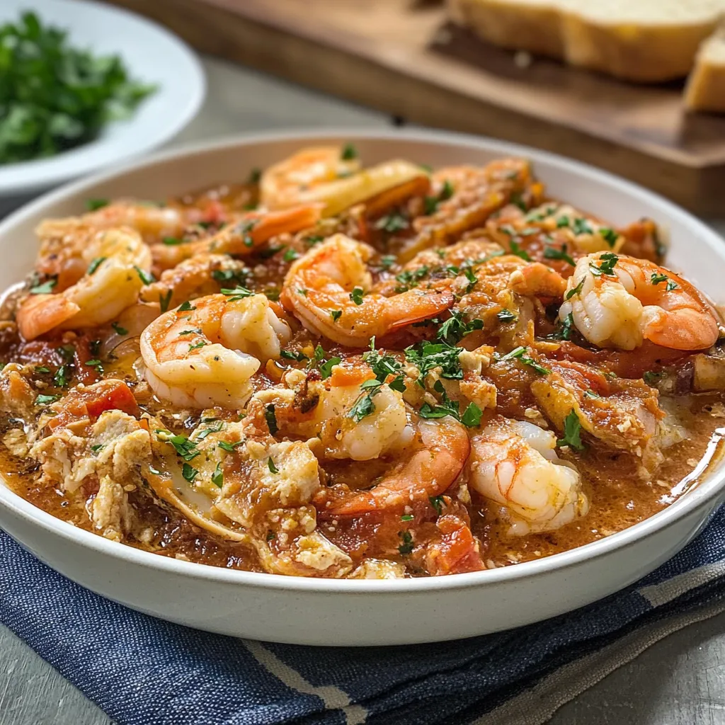 Una ciotola di riso con shrimp e verdure.