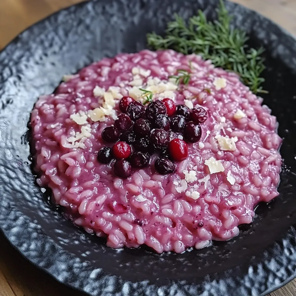 Riso con frullato di frutta e semi.