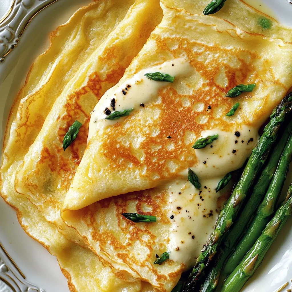 Piatti di frittata con asparagi.