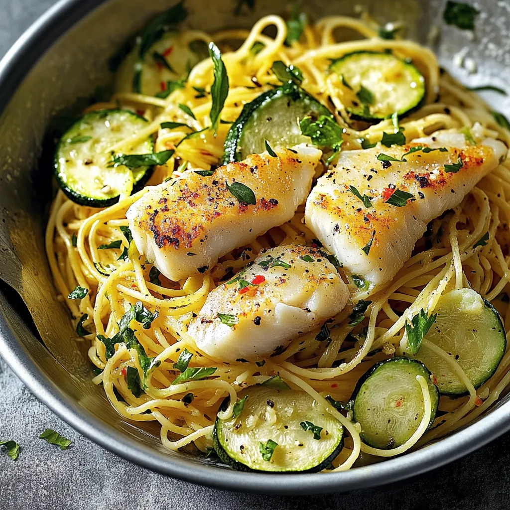 Piatti di pesce con verdure.