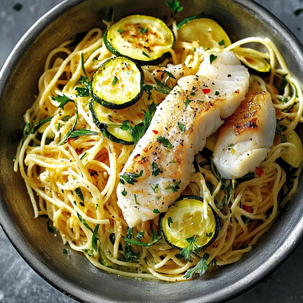 Piatti di pesce con verdure.
