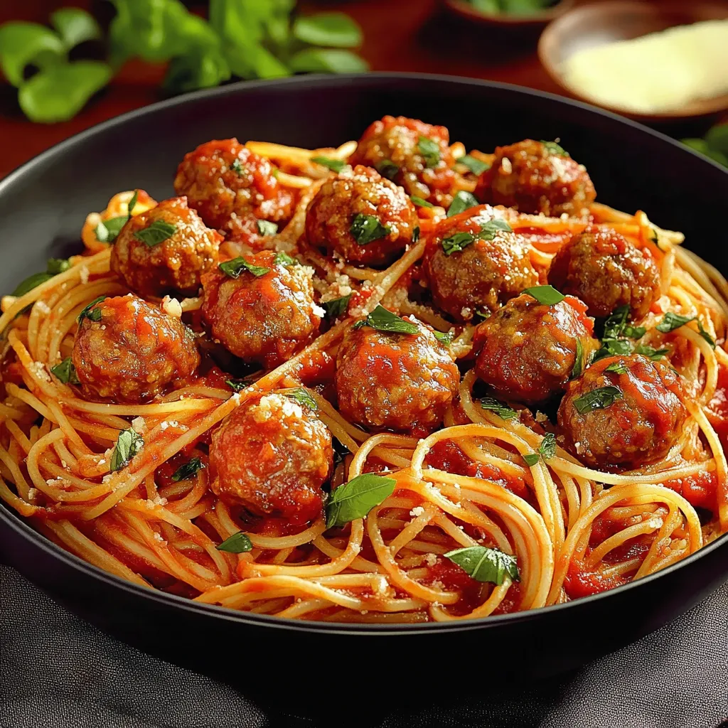 Penne con salsa e balloncelli.