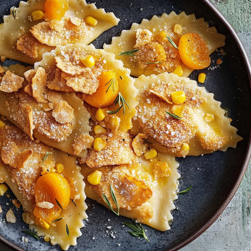 Pasta con frullati e semi di finocchio.