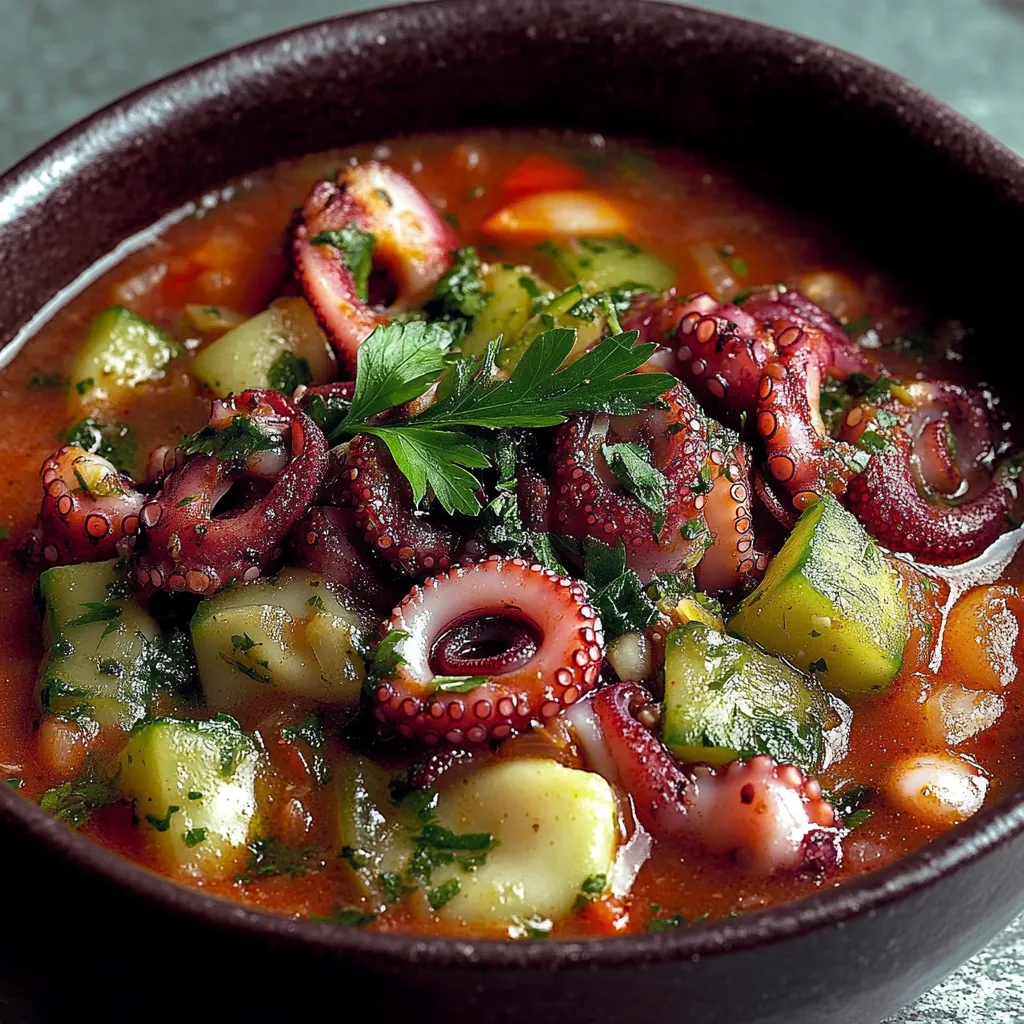 Una ciotola con un'ottima miscela di cucina, con cipolla, zucchini, carote e ostriche.