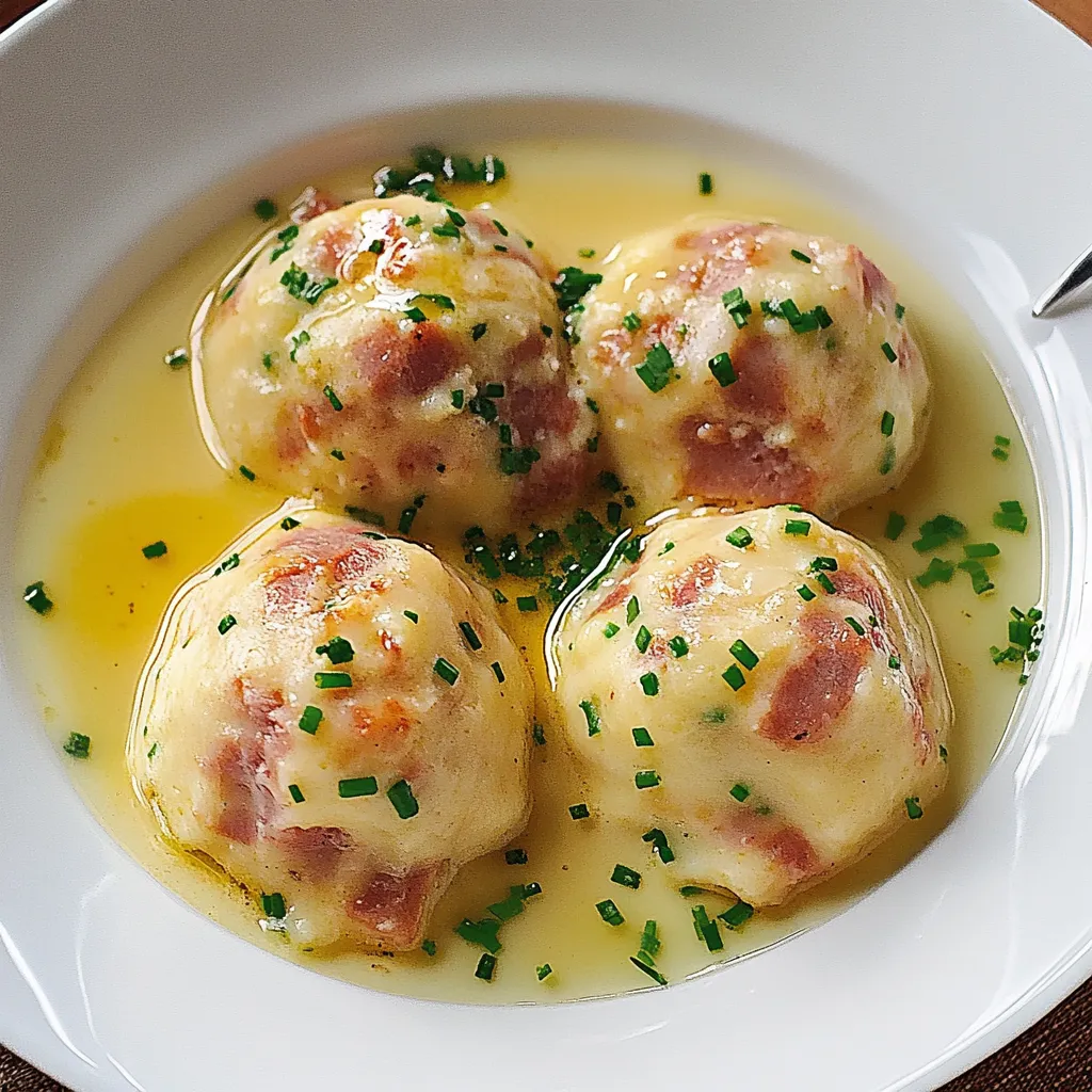 Quattro bolle di formaggio in una pentola di brodo.