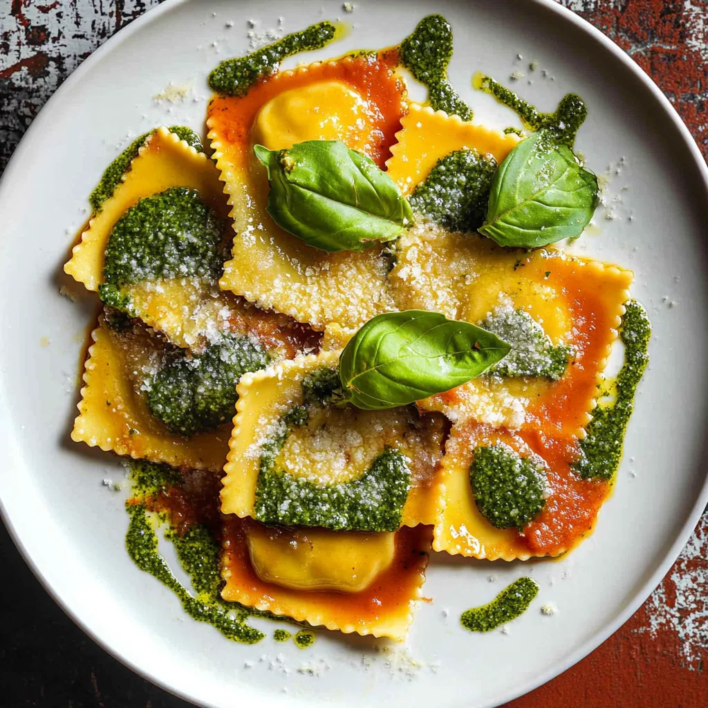 Pasta con verdure e formaggio.