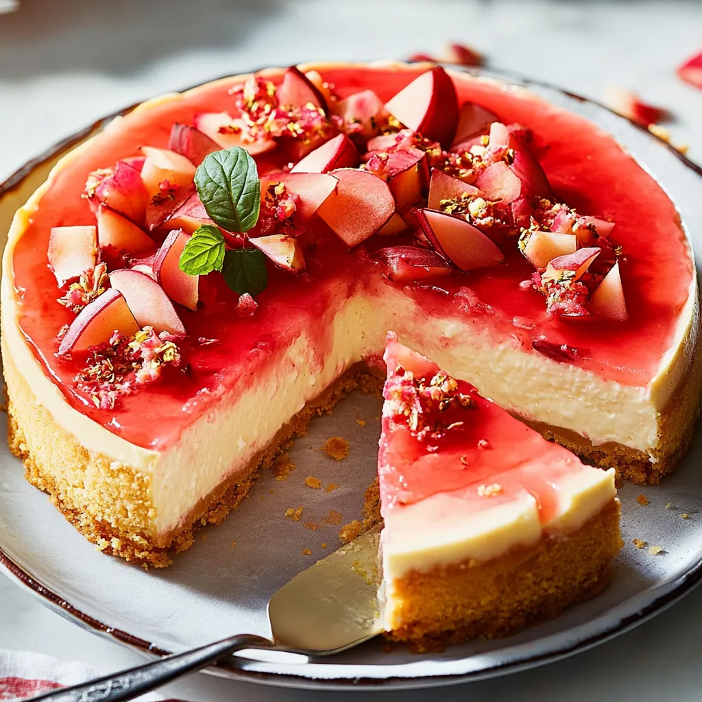 Una torta con frutta rossa e ciliegie.