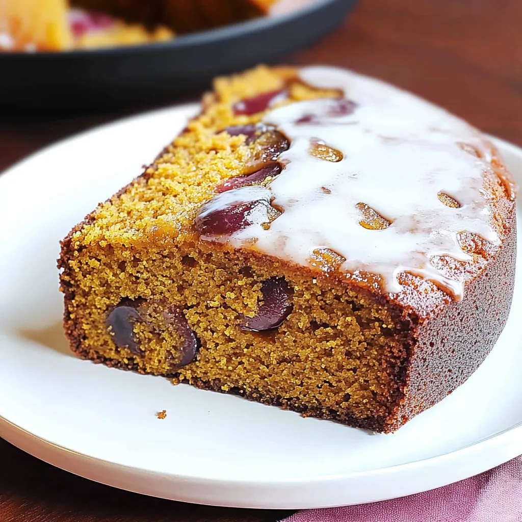 Un pezzo di pane con marmelata e frutta.
