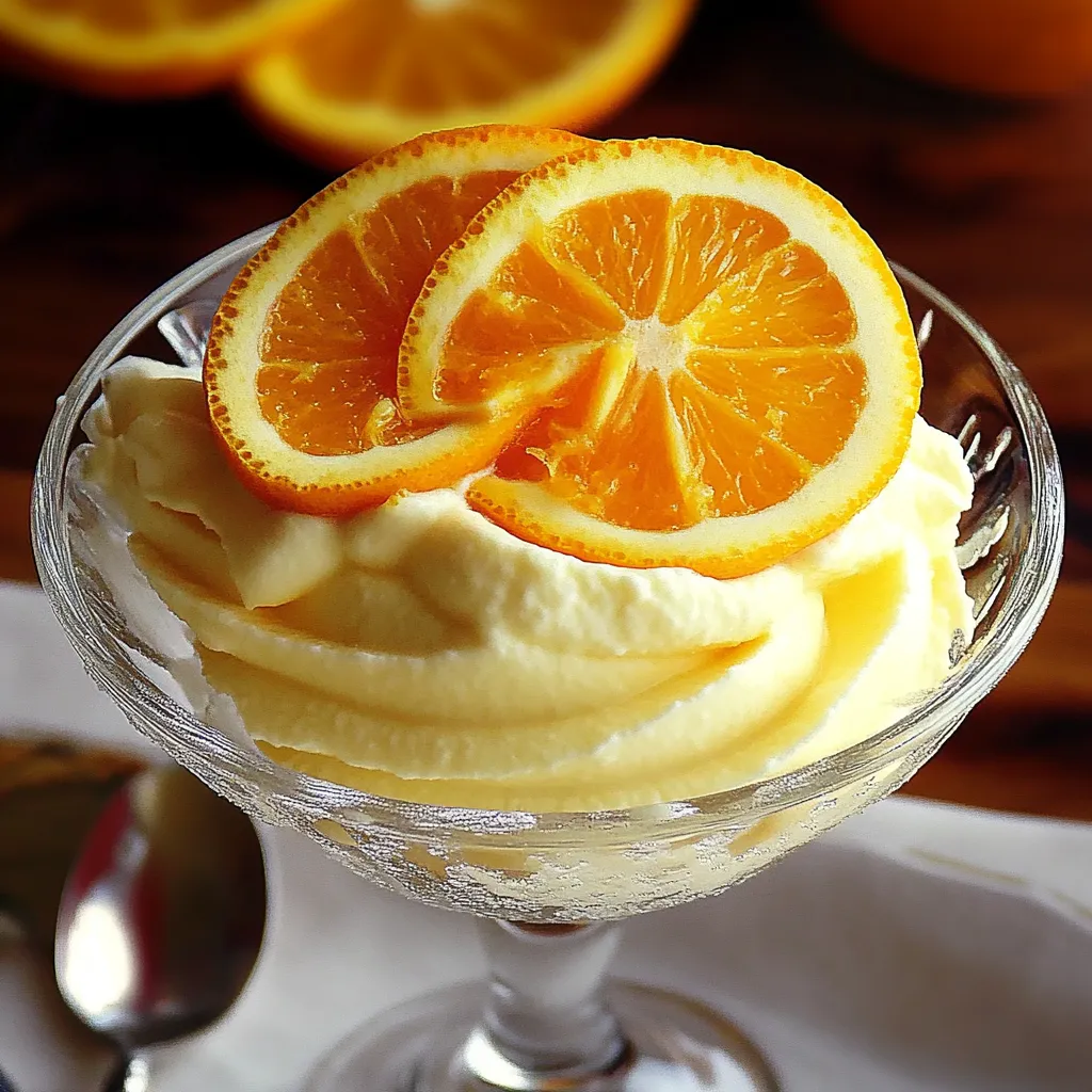 Un bicchiere con crema e limoni.