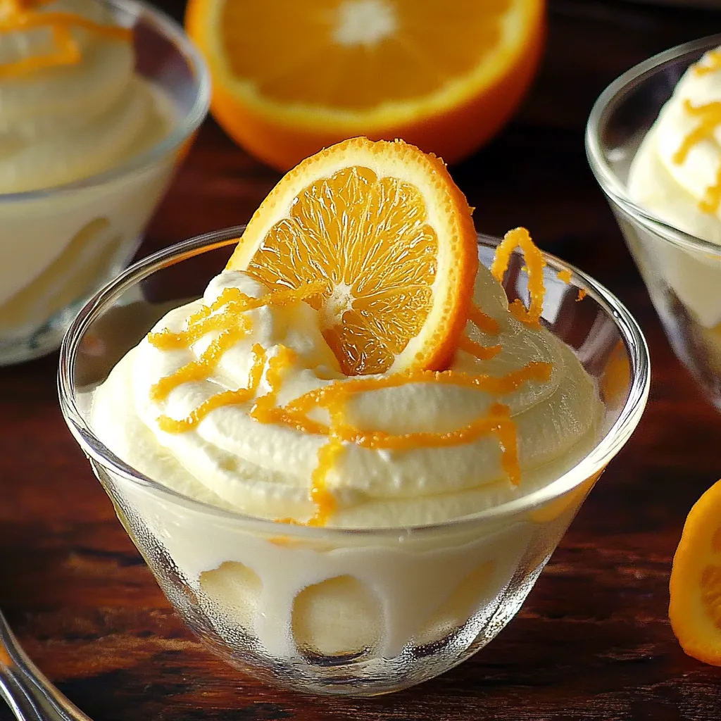 Una tazza con crema e una mezzaluna di limone.