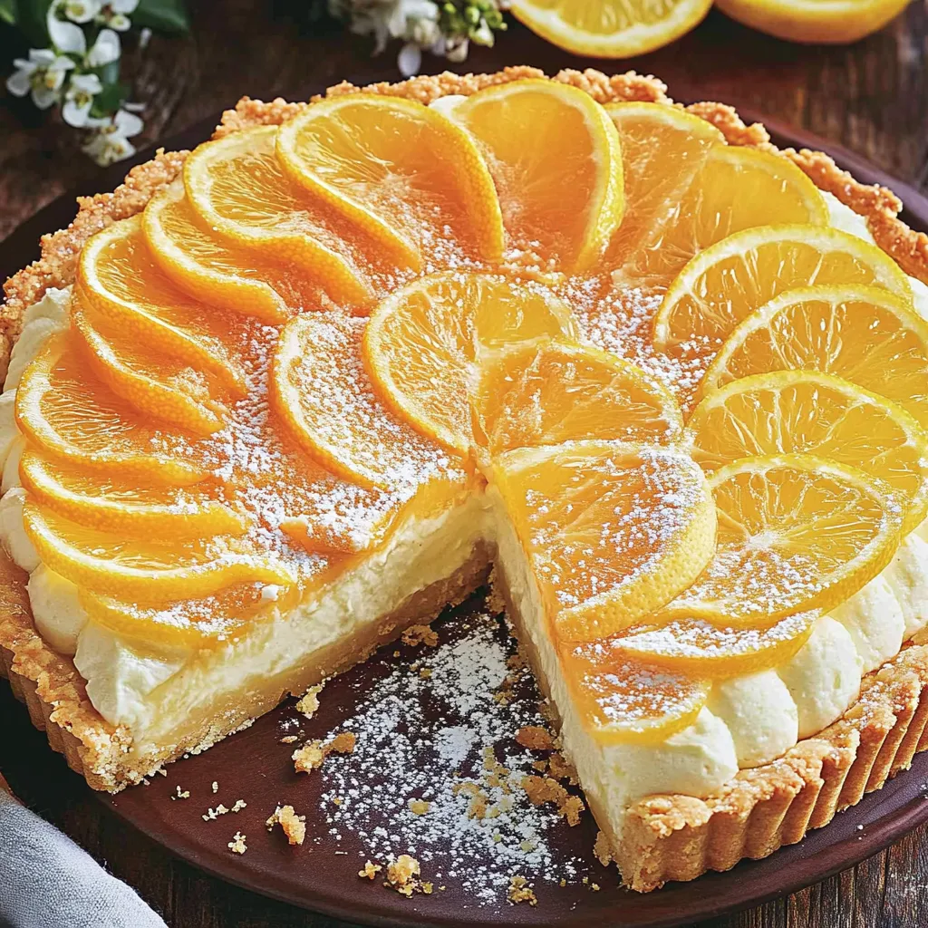 Una torta con frutta e crema.