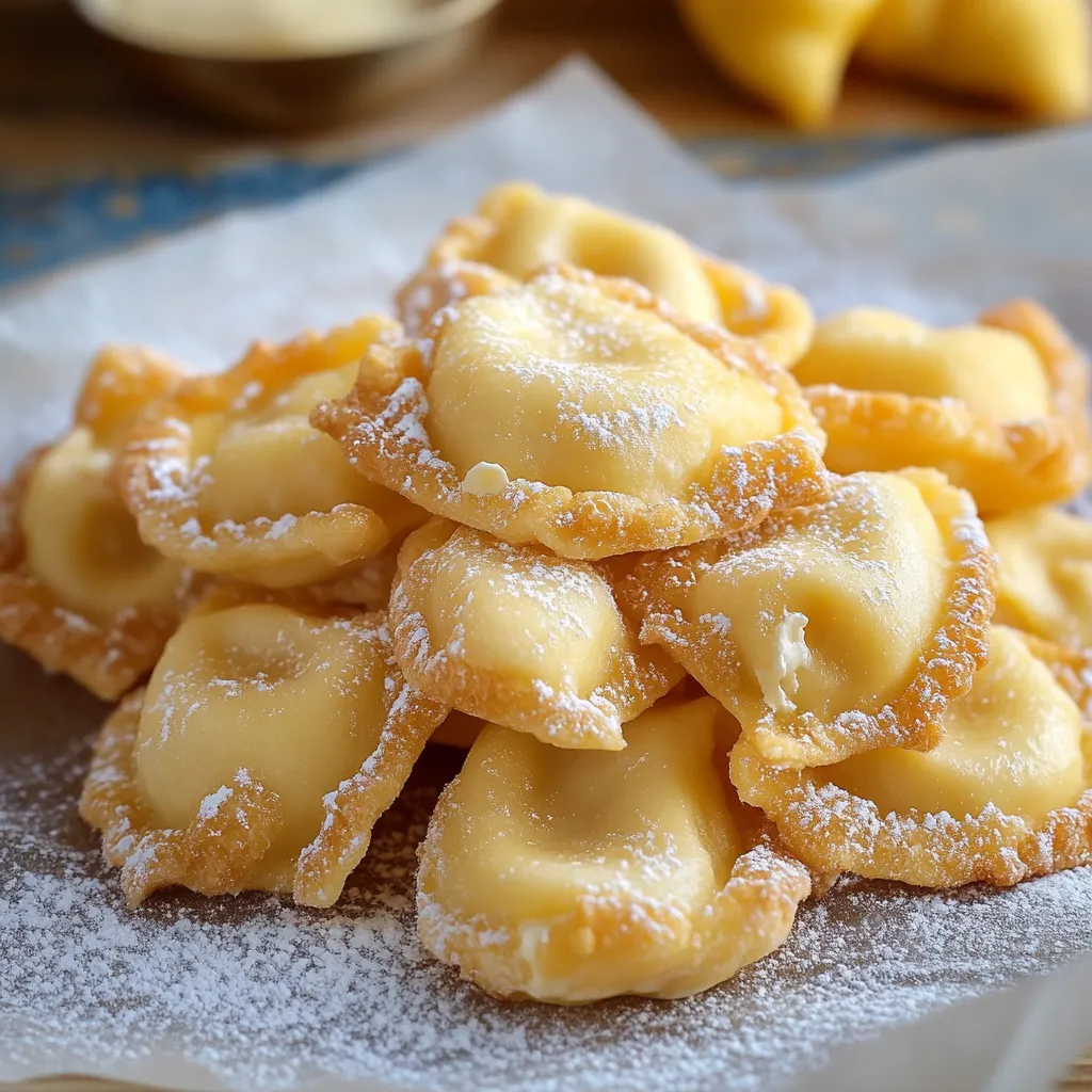 Pasticcini con polvere di zucchero.