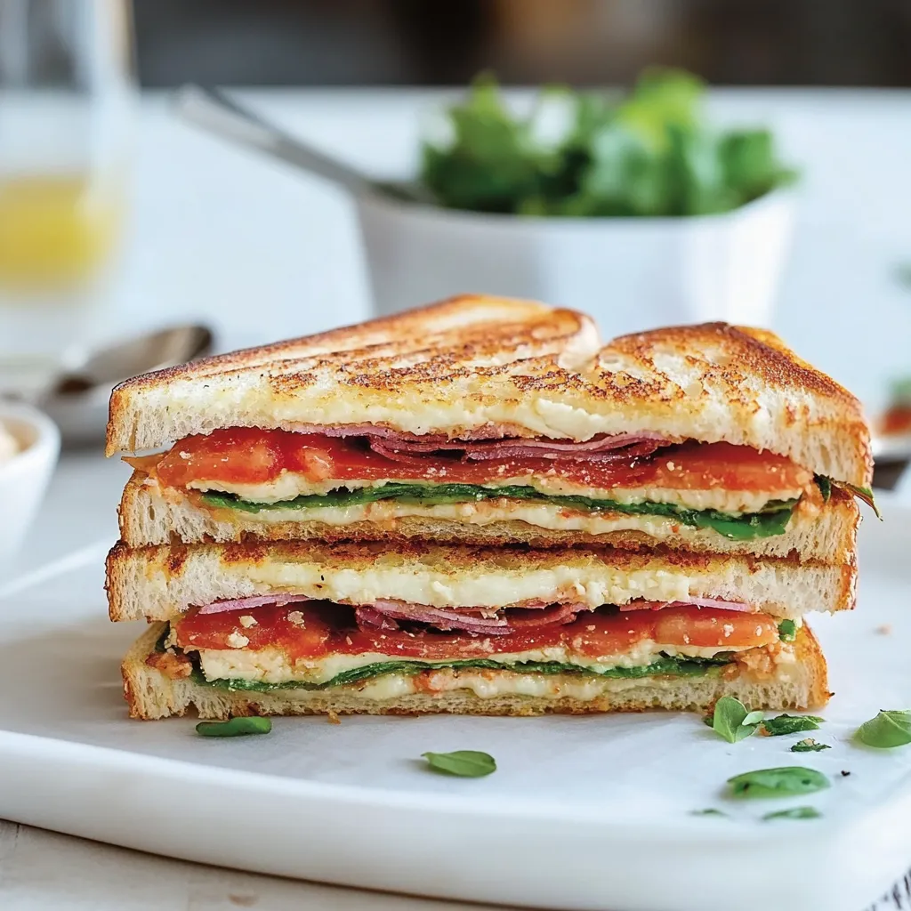Panini con salmone e pomodoro.