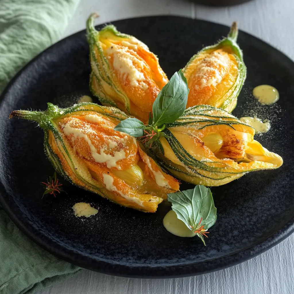 Piatti di zucchini con erbe.