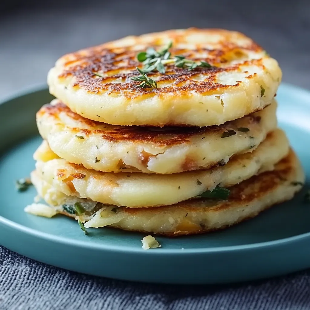 Pancakes con erbe.