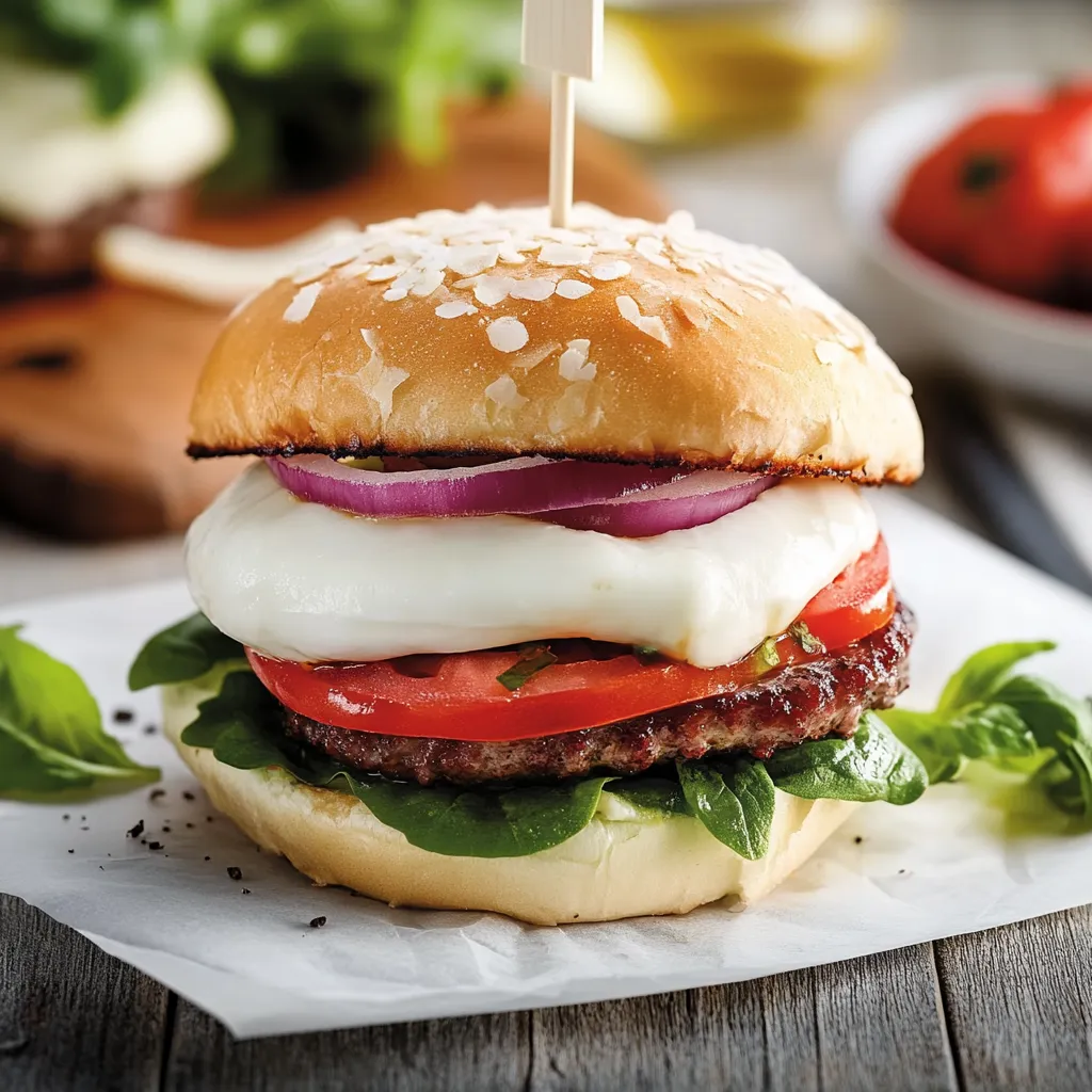 Un panino con tomate e formaggio.