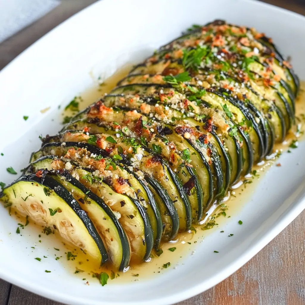 Zucchini con erbe e sale.