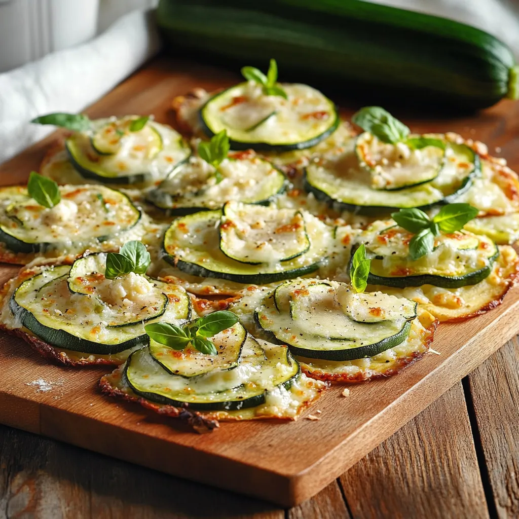 Piatti di zucchini con erbe fresche.