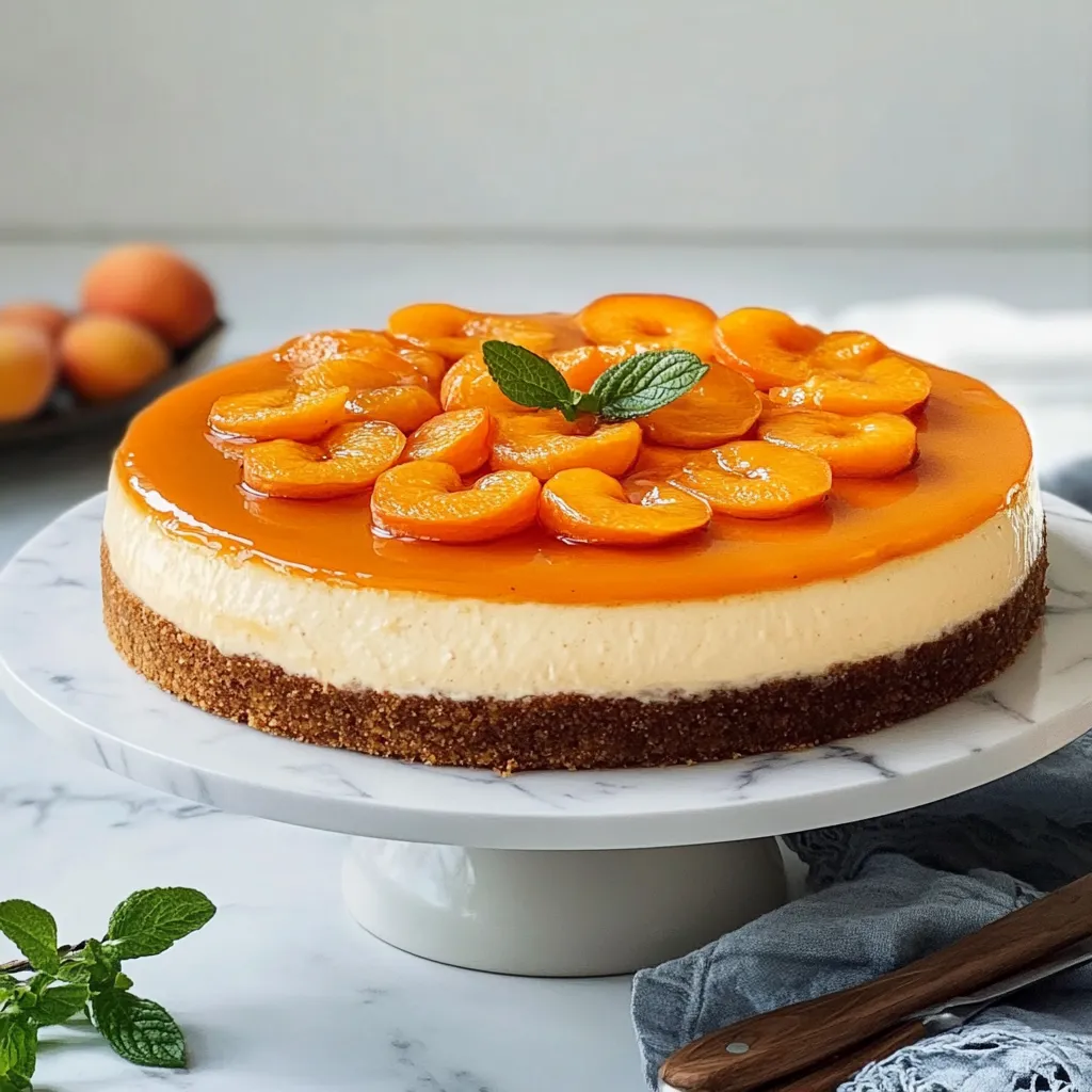 Torta con frutta e foglie verdi.