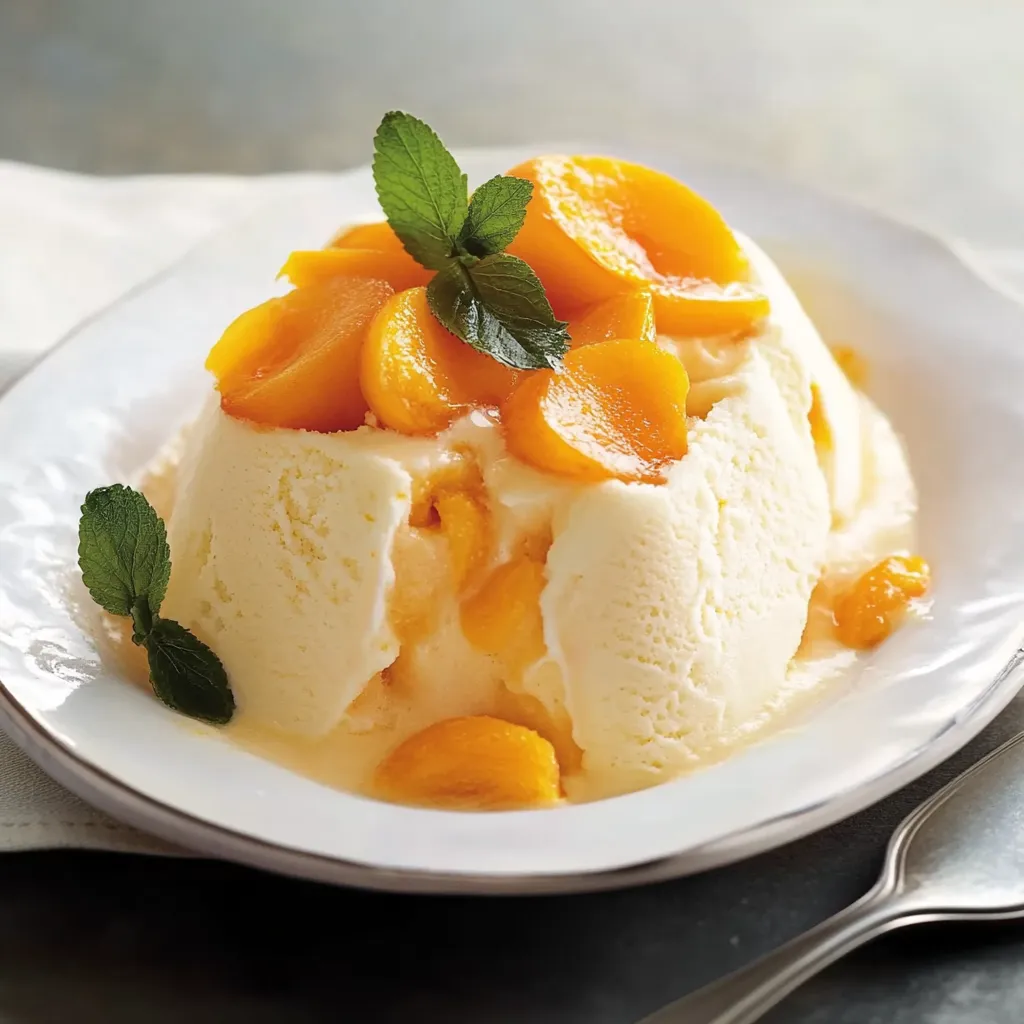 Un bicchiere di gelato con frullati di mirtilli.