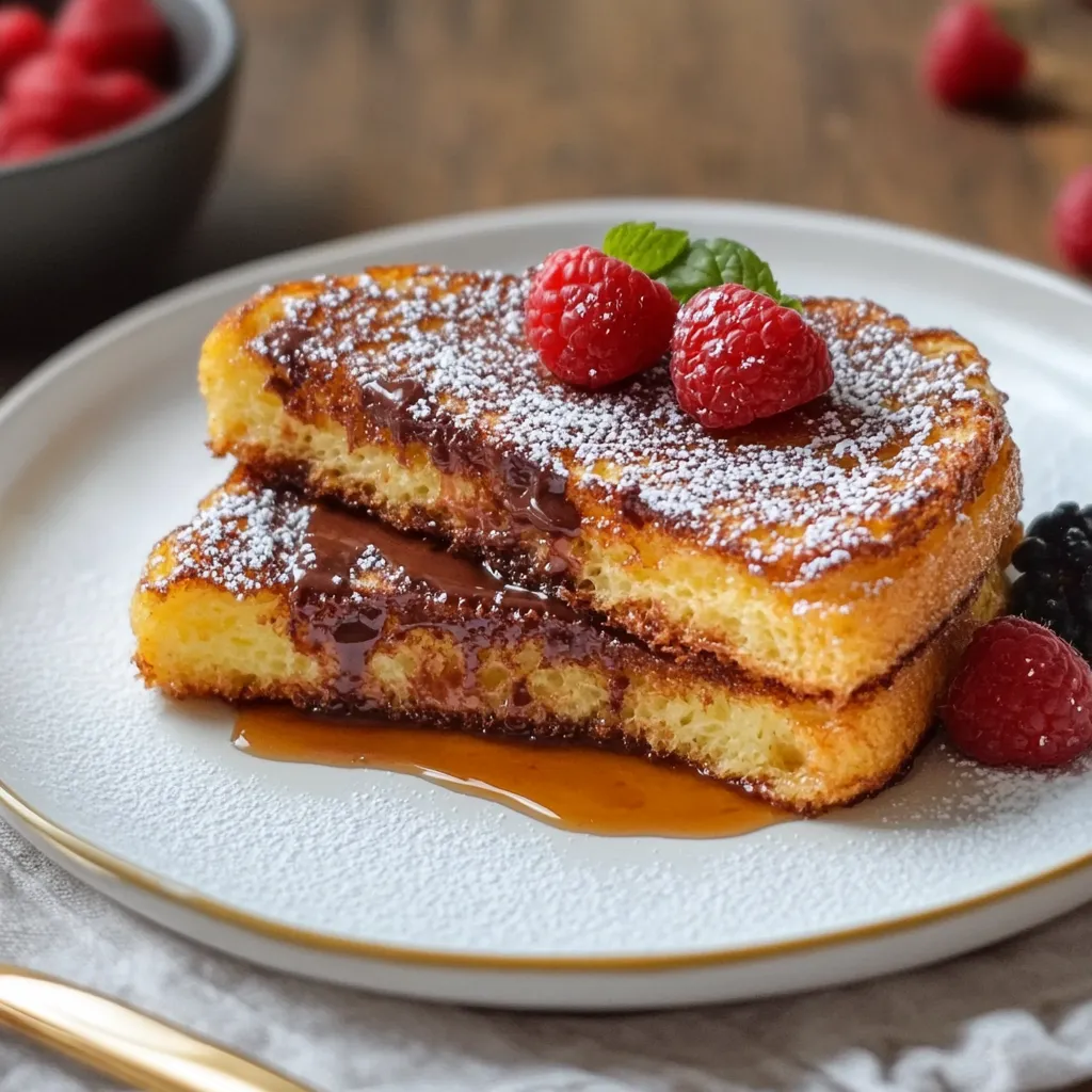 Piatti con frullato di frutta e cioccolato.