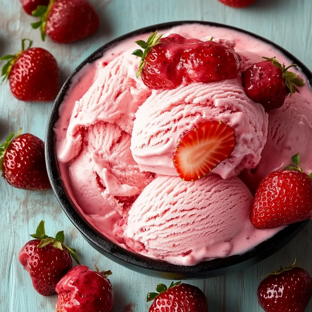 Un bicchiere di gelato con frullati rossi.