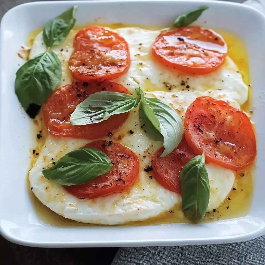 Piatti di pomodoro e basilico.