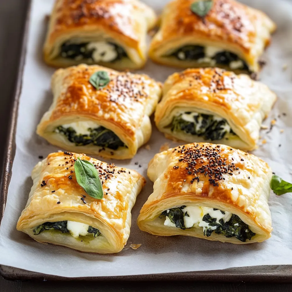 Piatti di verdura con crema e spinaci.