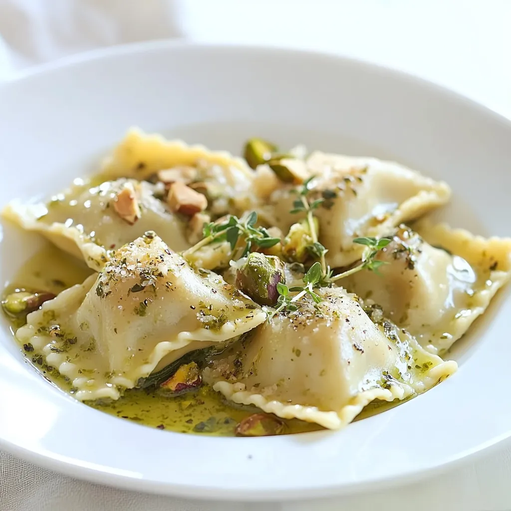 Pasta con verdure e noci.