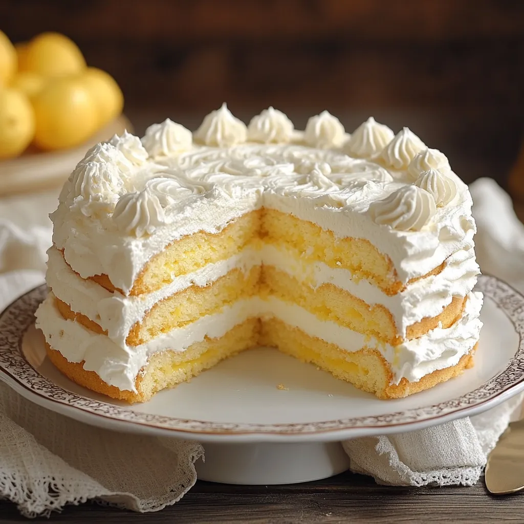 Cake con crema e frullato.
