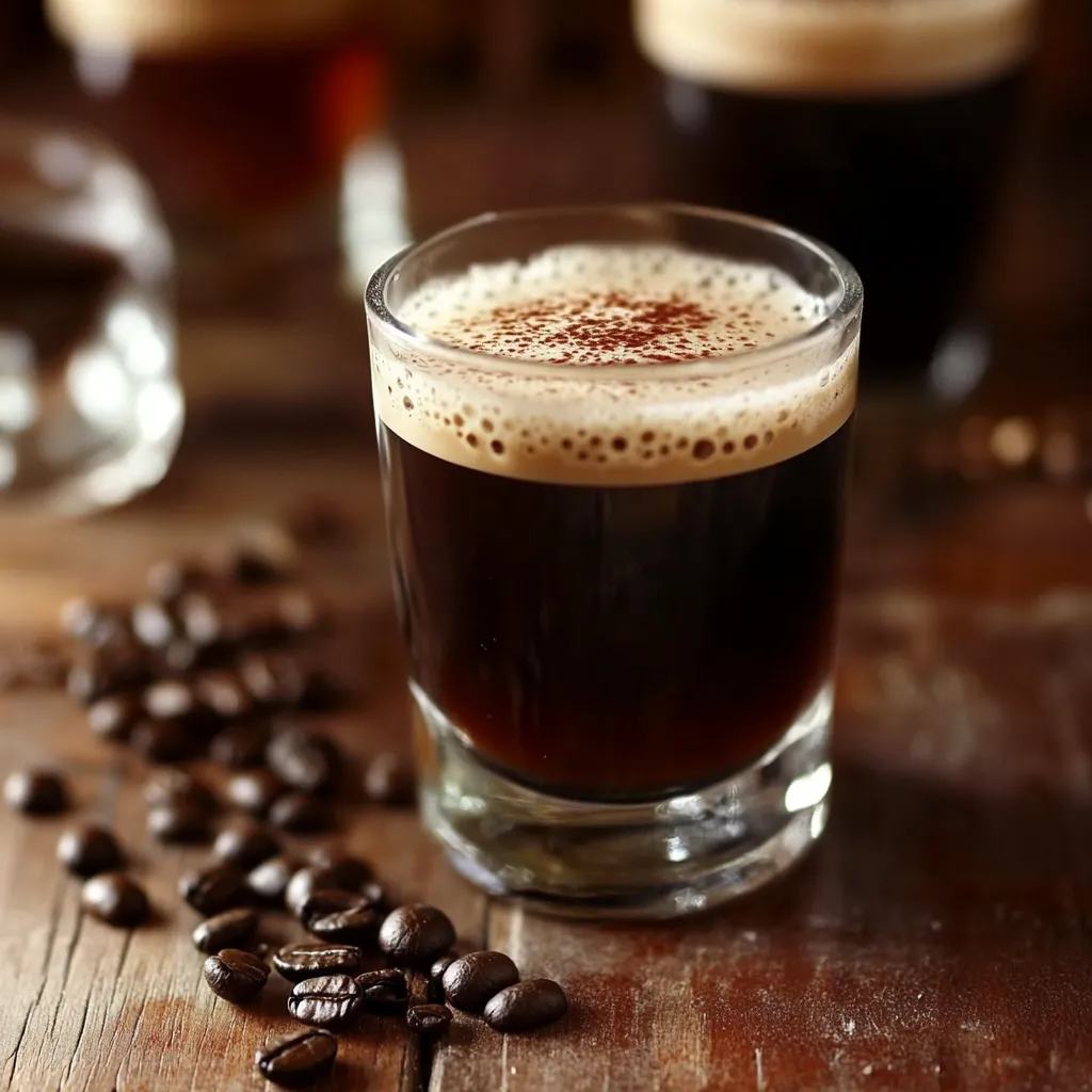 Una tazza di caffè con crema.
