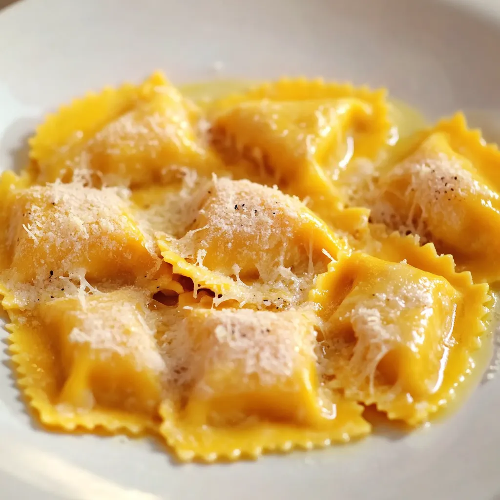 Pasta con ricotta e parmigiano.